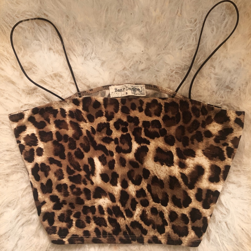 Leapord crop top
